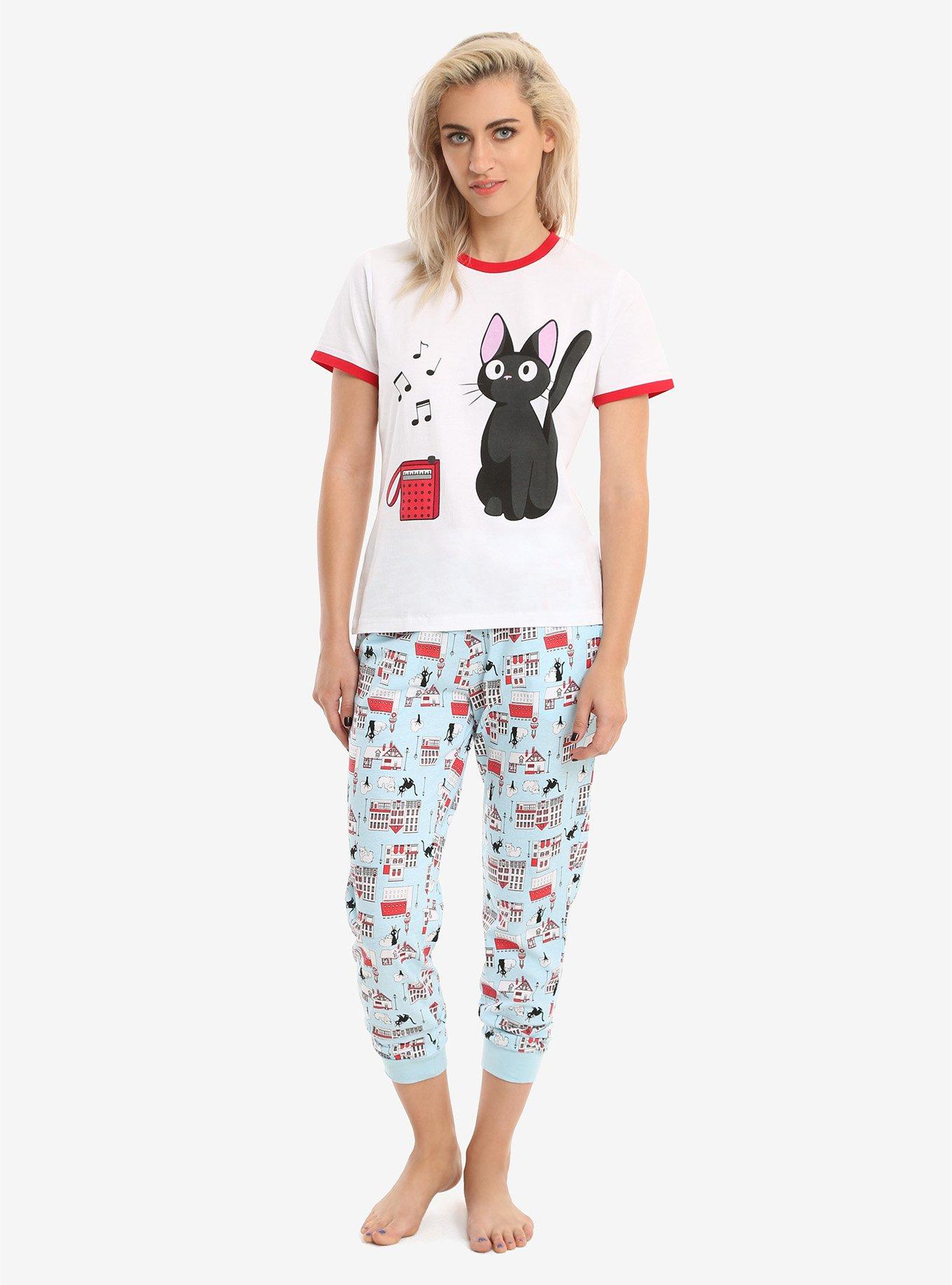 Her Universe Studio Ghibli Kiki's Delivery Service Jiji Sleep Set, , alternate