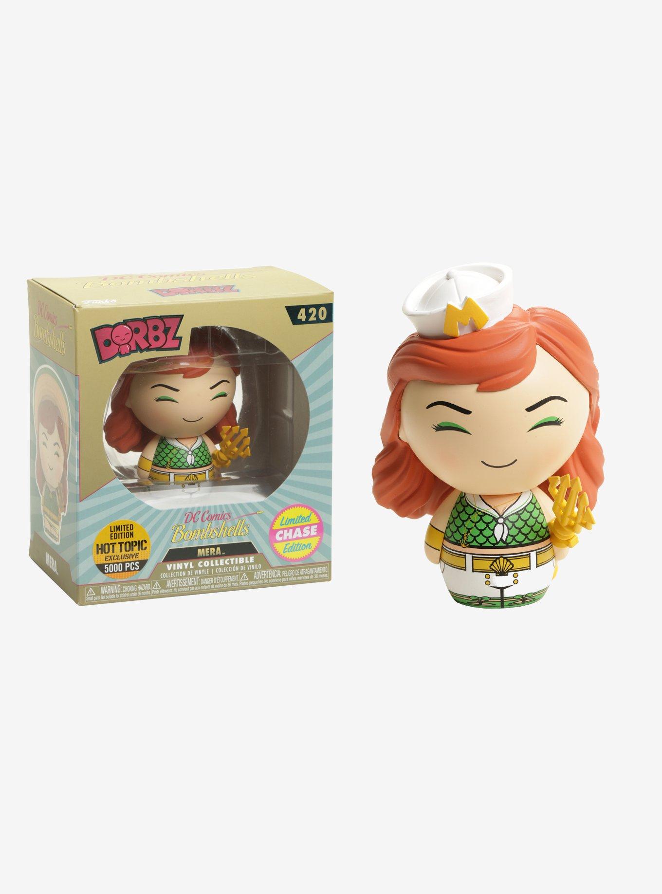 Funko DC Comics Bombshells Mera Dorbz Vinyl Figure Limited Edition Hot Topic Exclusive, , alternate