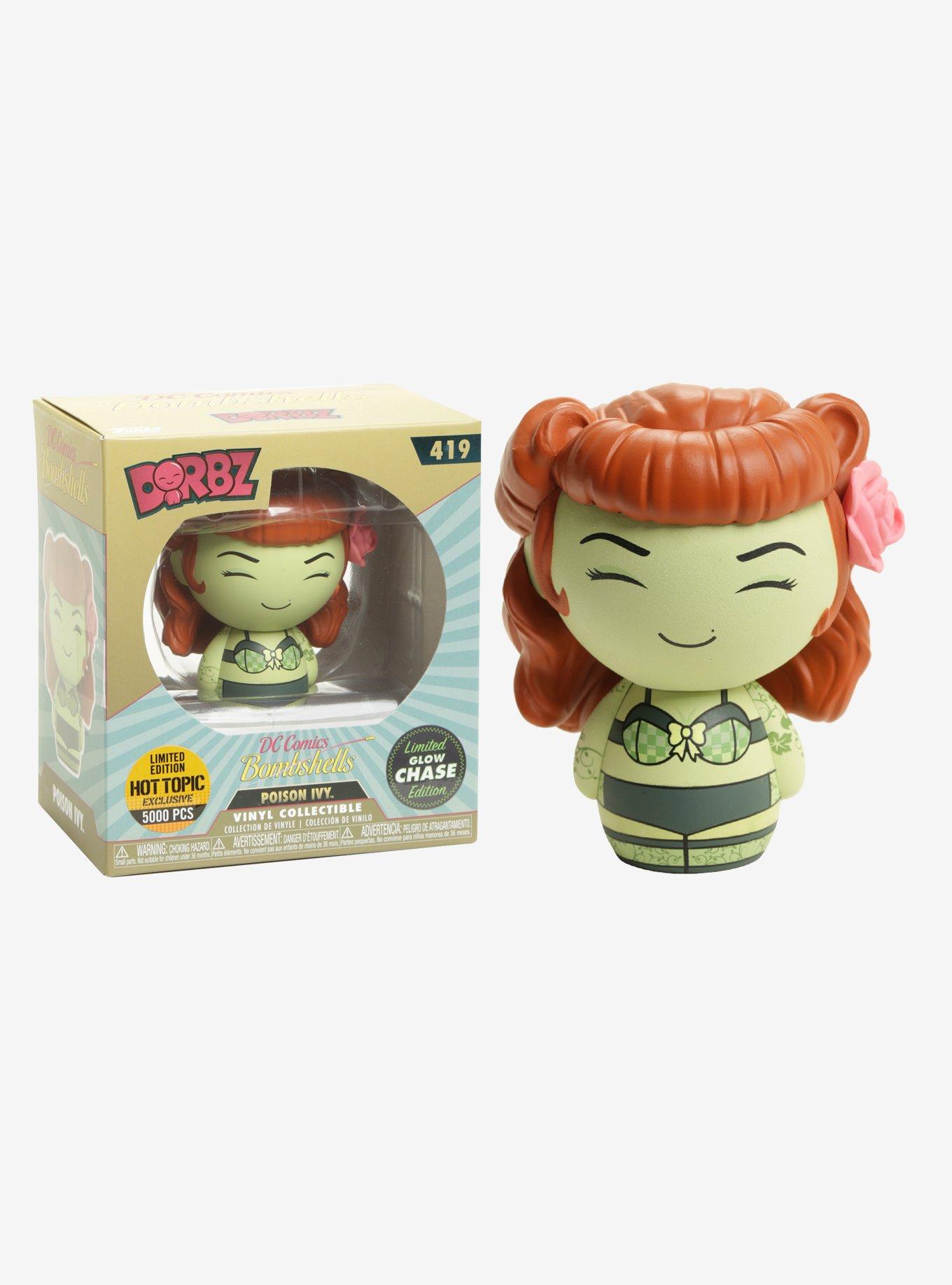 Funko DC Comics Bombshells Poison Ivy Dorbz Vinyl Figure Limited Edition Hot Topic Exclusive, , alternate