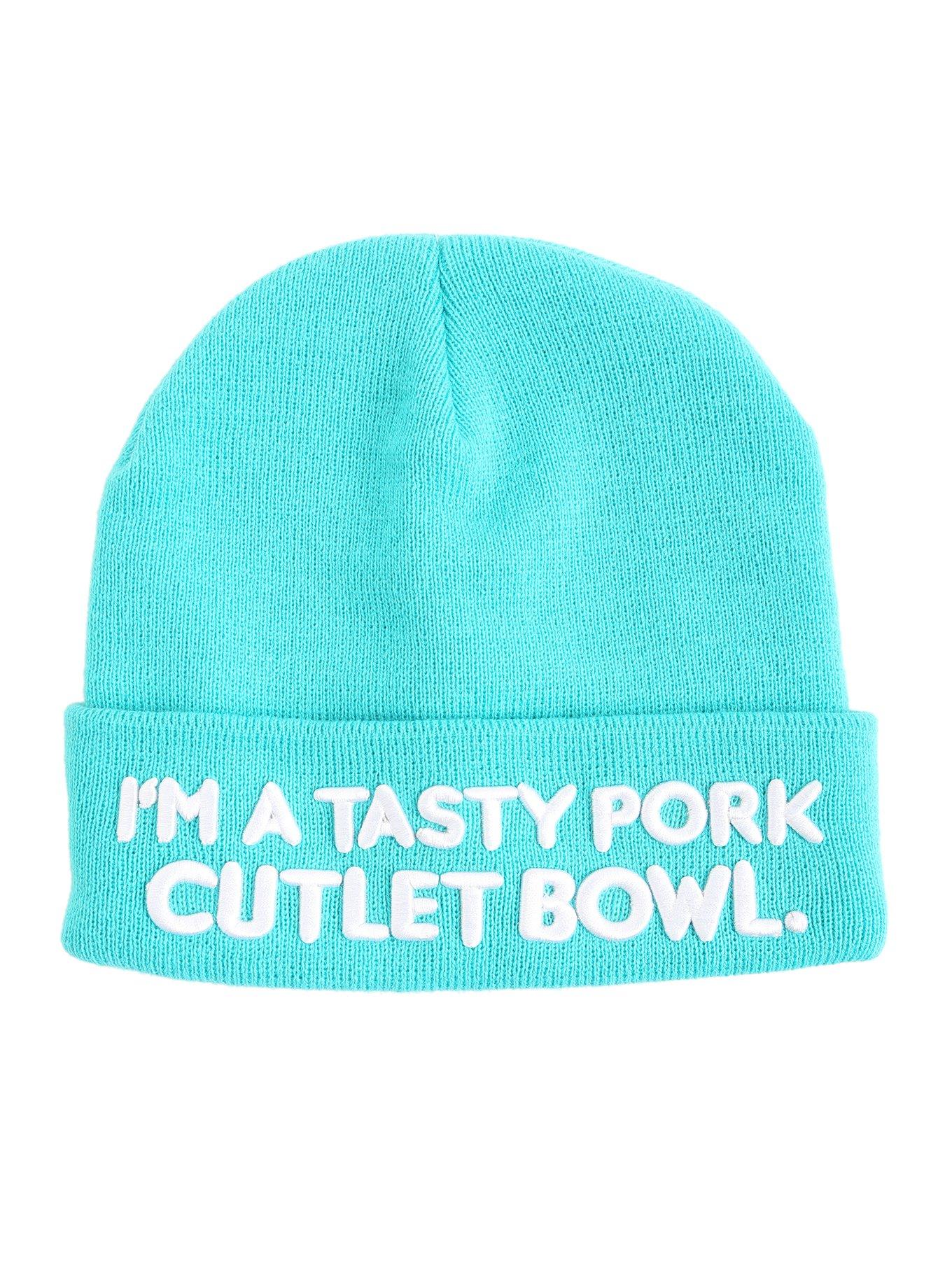 Yuri!!! On Ice I'm A Tasty Pork Cutlet Bowl Watchman Beanie, , alternate