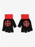 Marvel Deadpool Logo Fingerless Gloves, , alternate