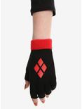 DC Comics Harley Quinn Fingerless Gloves, , alternate