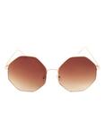 Octagon Brown Lens Sunglasses, , alternate