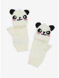 Panda Face Knit Glomitts, , alternate
