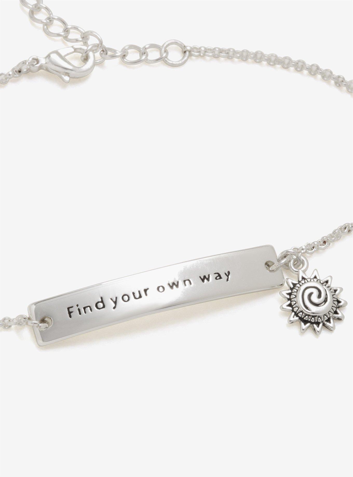 Disney Moana Wave Bar Bracelet, , alternate - view 3