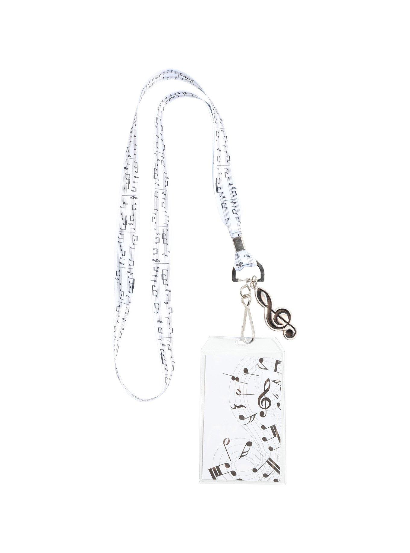 Music Notes Lanyard, , alternate