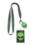 Green Alien Lanyard, , alternate