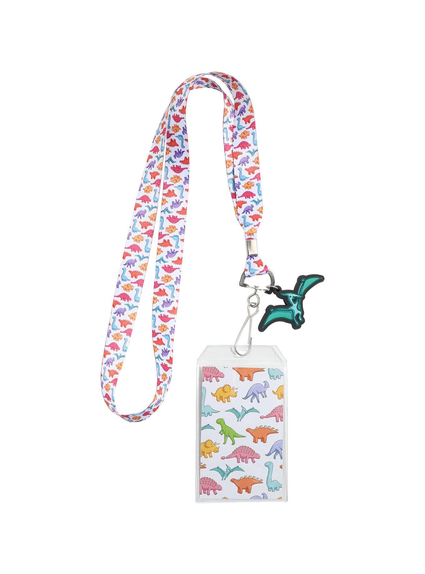 Dinosaur Toss Print Lanyard, , alternate