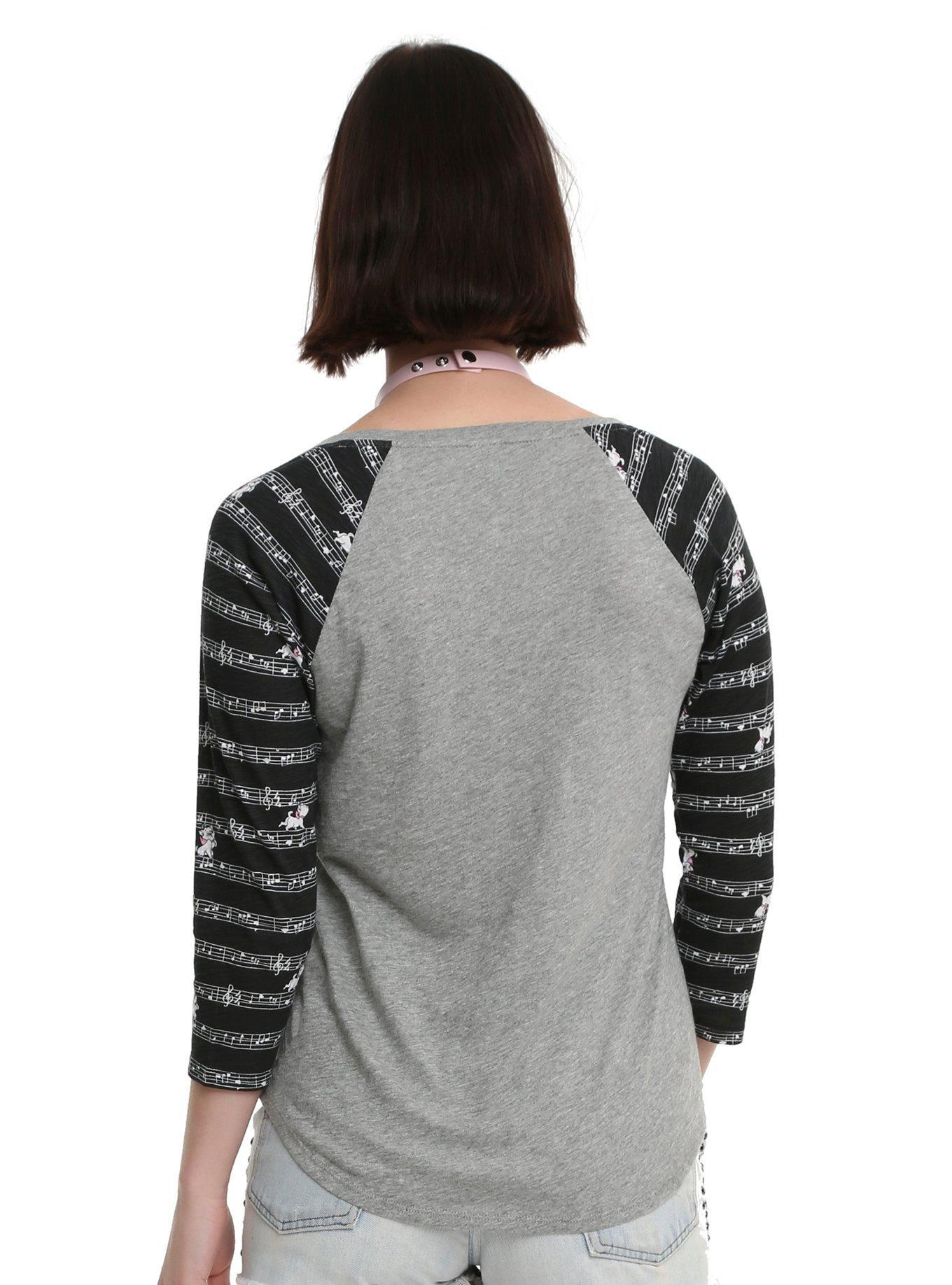 Disney The Aristocats Marie Pocket Music Girls Raglan, , alternate