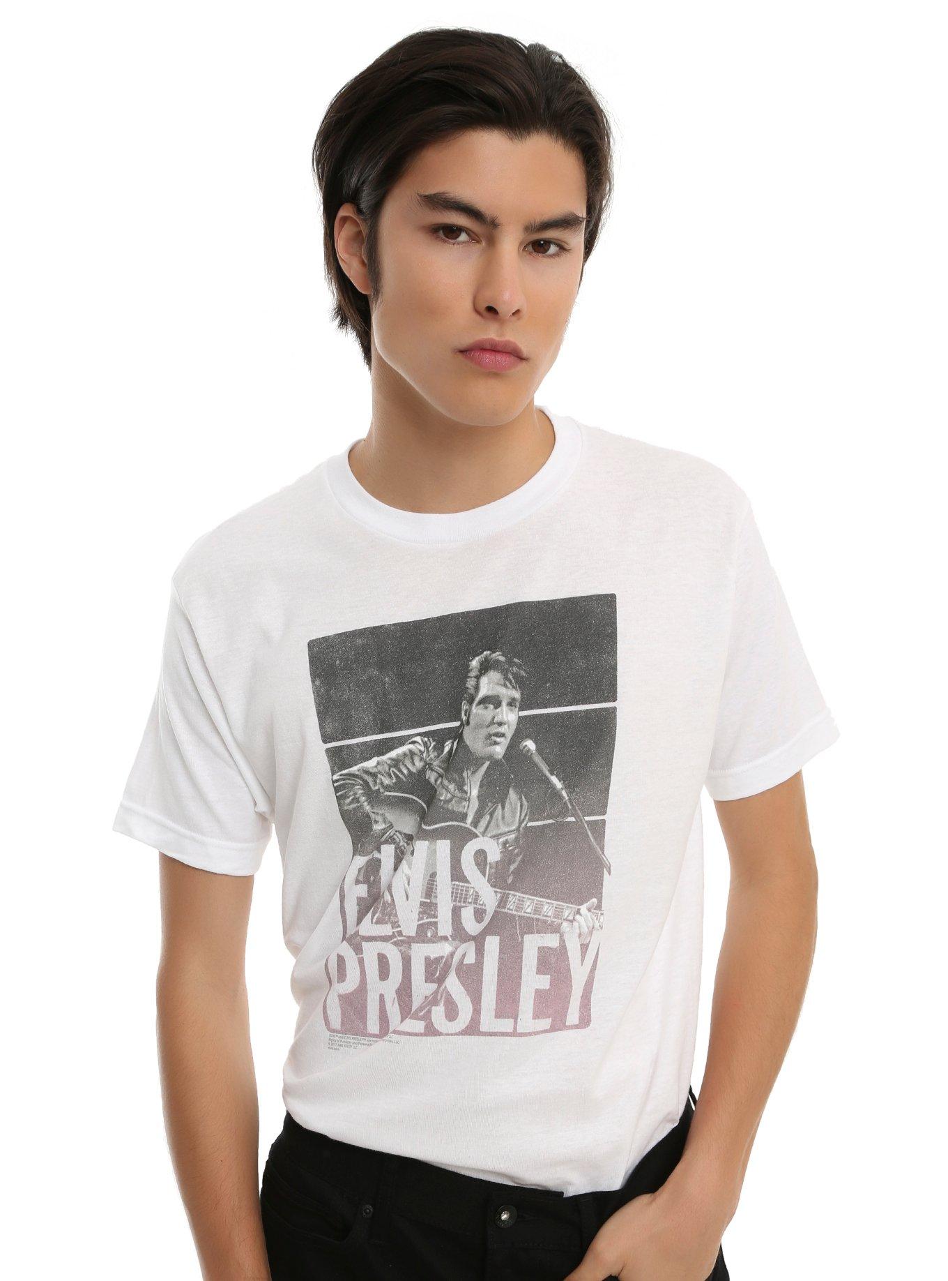 Elvis Presley Guitar In Hand T-Shirt, , alternate