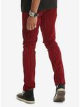 Tripp Red & Black Stripe Skinny Jeans, , alternate