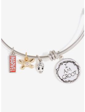 Plus Size RockLove Marvel Guardians Of The Galaxy Groot Wire Charm Bracelet, , hi-res
