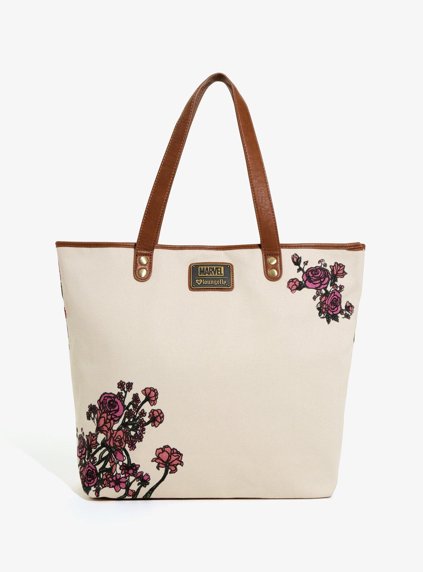 Loungefly Marvel Guardians Of The Galaxy Groot Floral Tote, , alternate