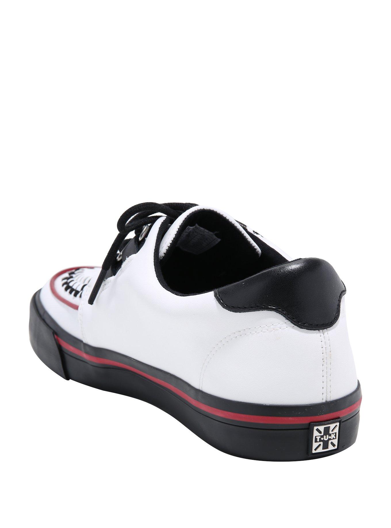 T.U.K. White Skeleton Creepers, , alternate