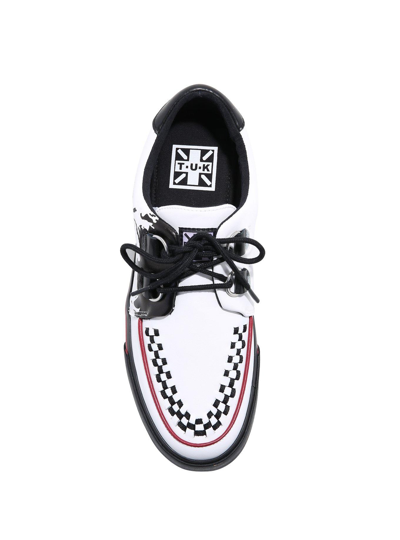 T.U.K. White Skeleton Creepers, , alternate