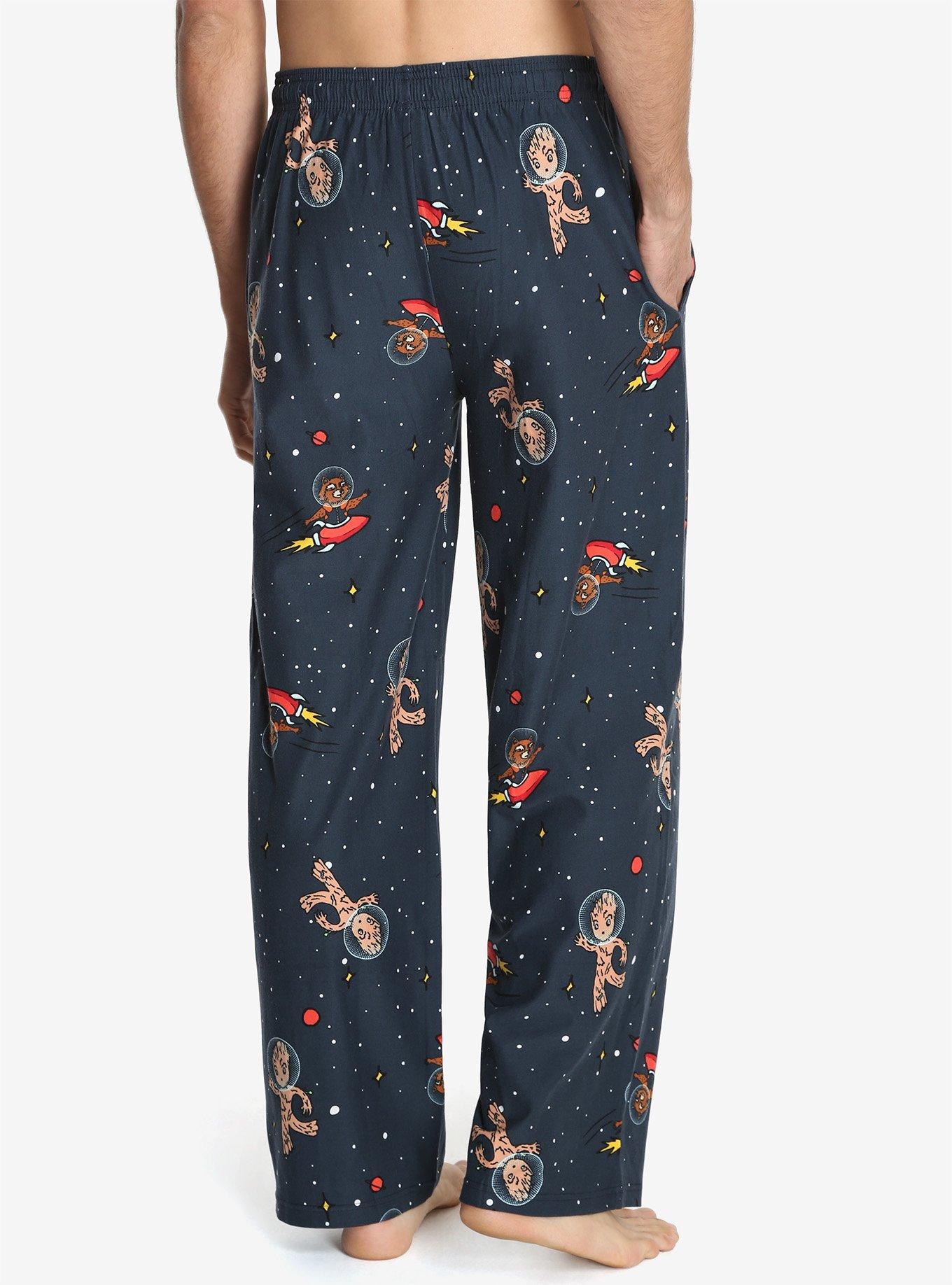 Marvel Guardians Of The Galaxy Groot & Rocket Sleep Pants - BoxLunch Exclusive, , alternate