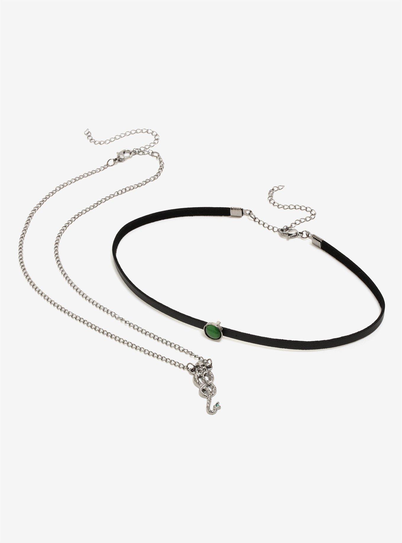 Harry Potter Death Eater Choker And Necklace Set - BoxLunch Exclusive, , alternate