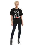 Black Veil Brides Lace Hem Girls T-Shirt, , alternate