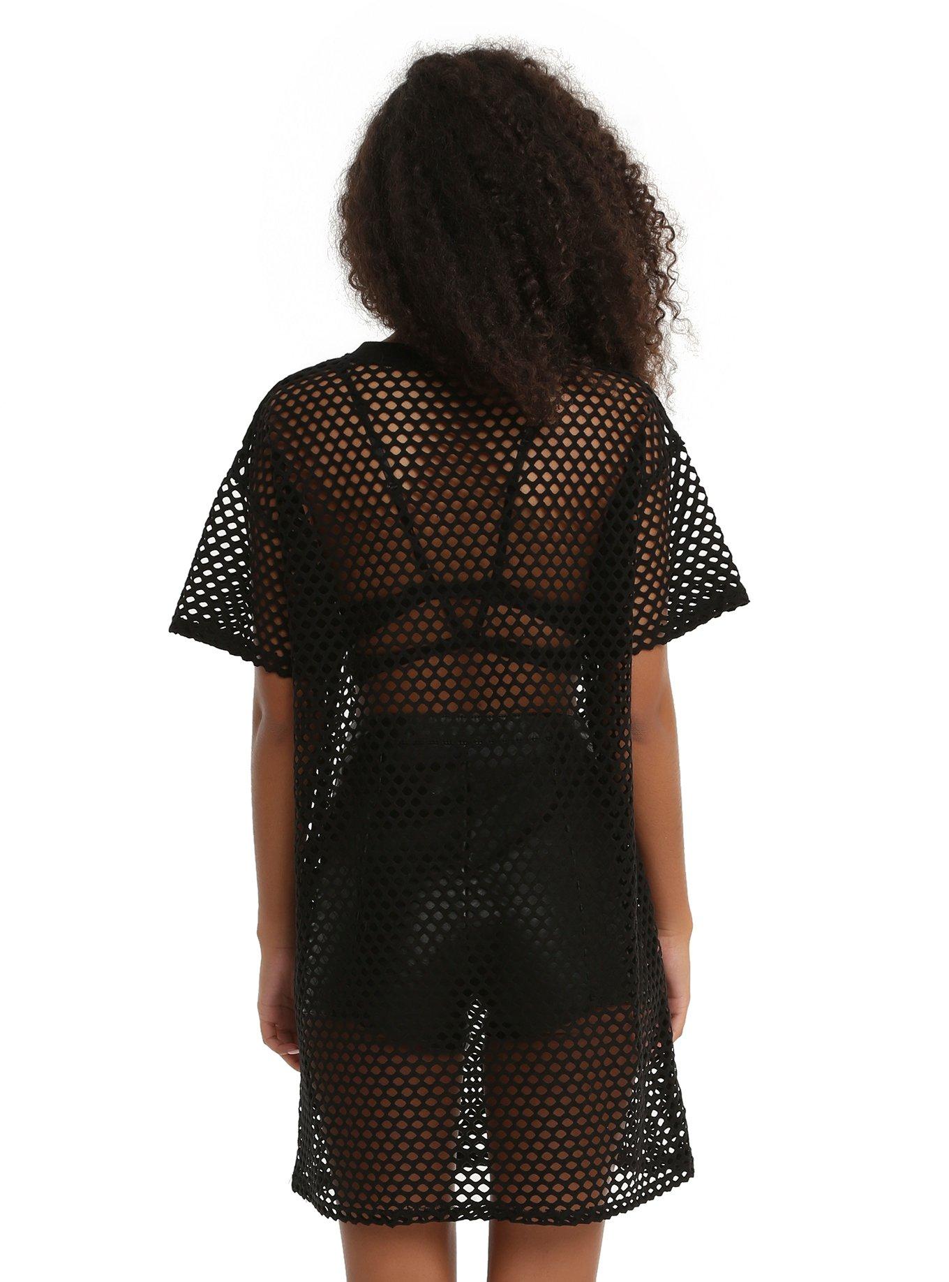 Black Fishnet Dress, , alternate