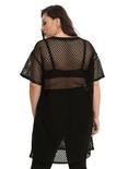 Black Fishnet Dress Plus Size, , alternate