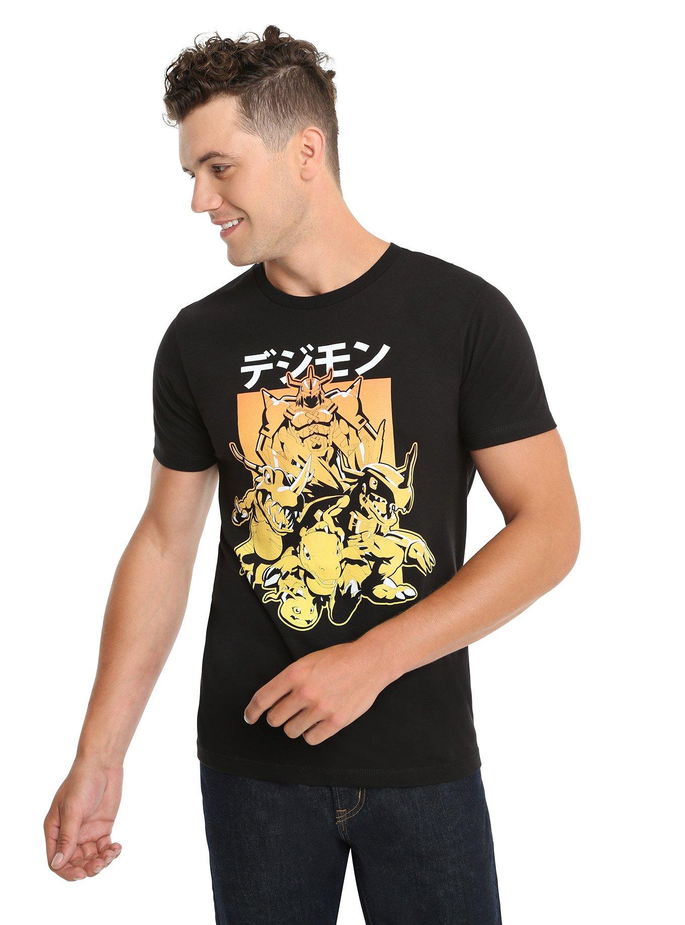 Digimon Agumon Digivolution Kana T-Shirt, , alternate