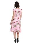 Pink Floral Swing Dress, , alternate