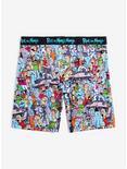 Rick And Morty Allover Print Boxer Briefs, , alternate