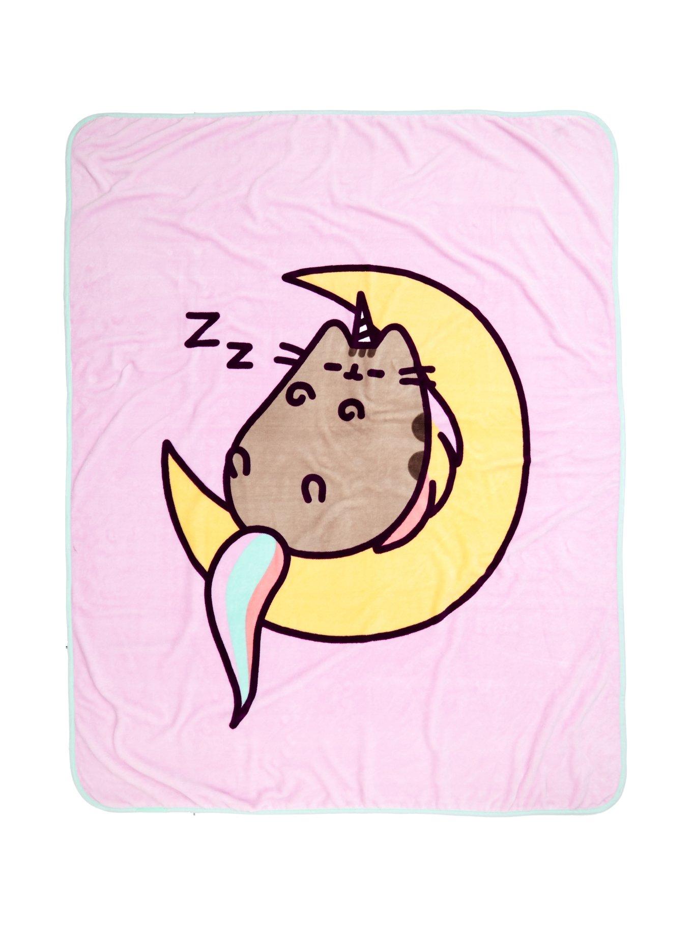 Pusheen Pusheenicorn Throw Blanket, , alternate