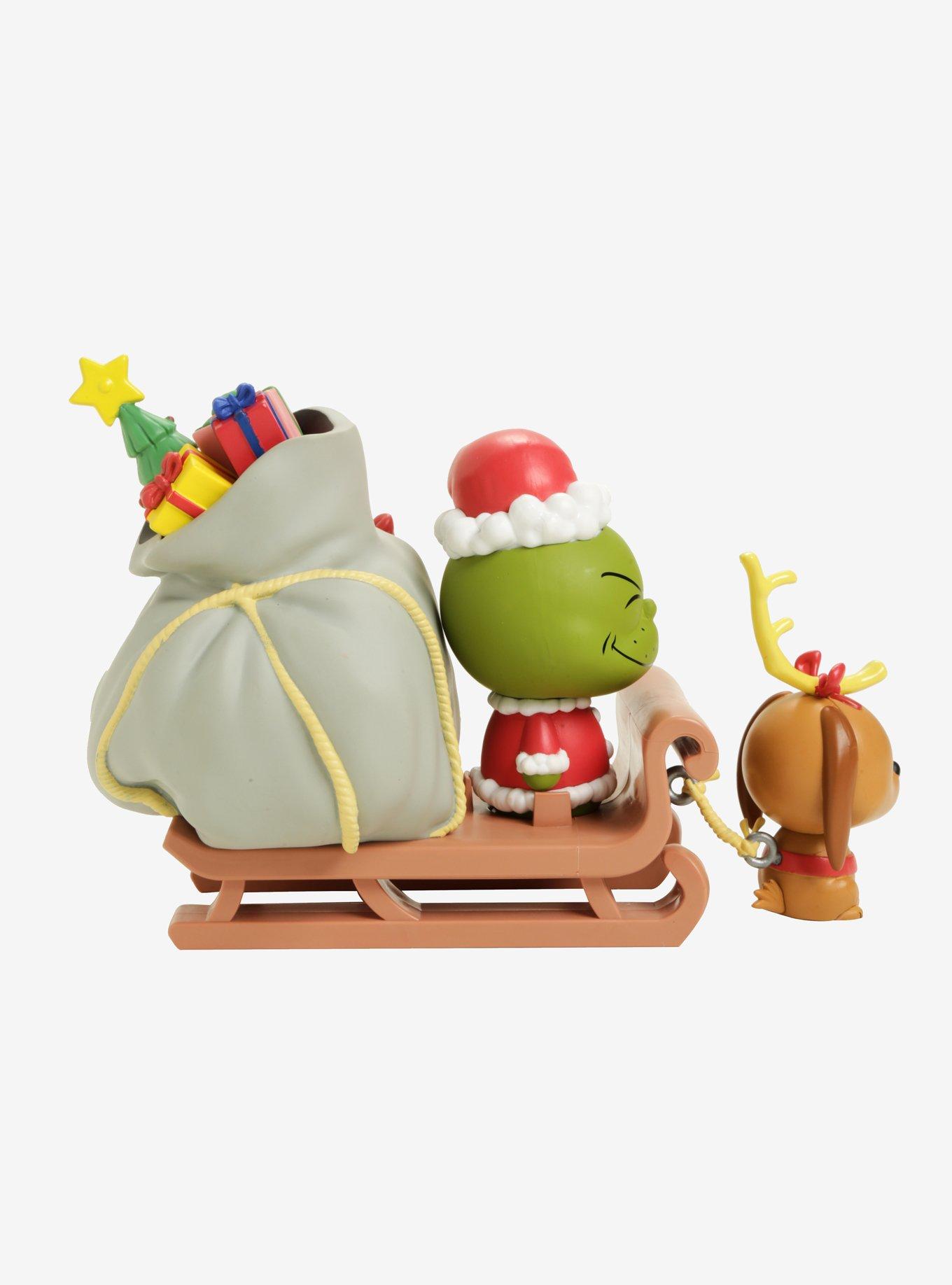 Funko Dorbz Ridez Dr. Seuss How The Grinch Stole Christmas The Grinch & Max With Sleigh Vinyl Figure, , alternate