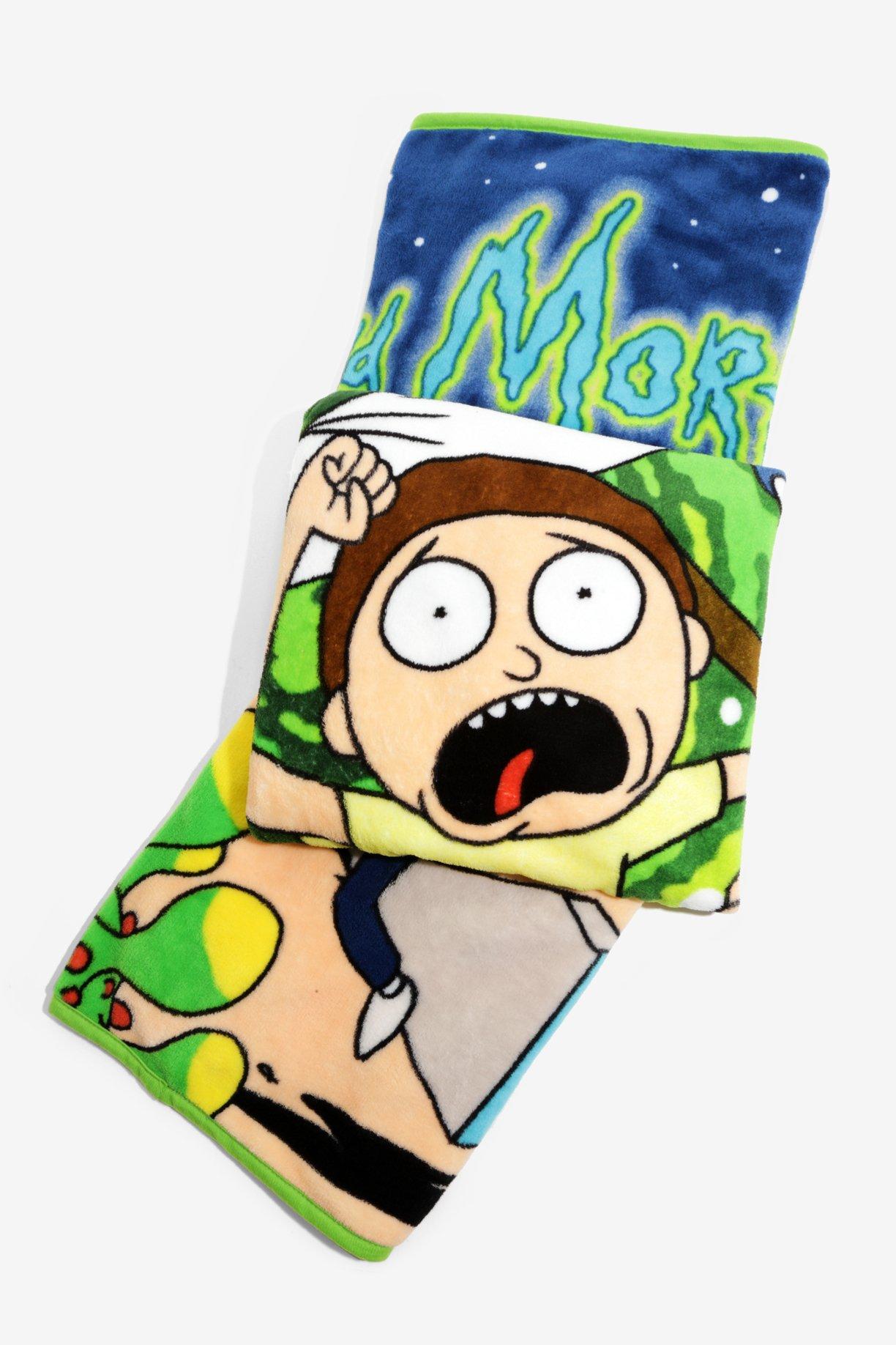 Rick And Morty Surface Throw Blanket, , alternate