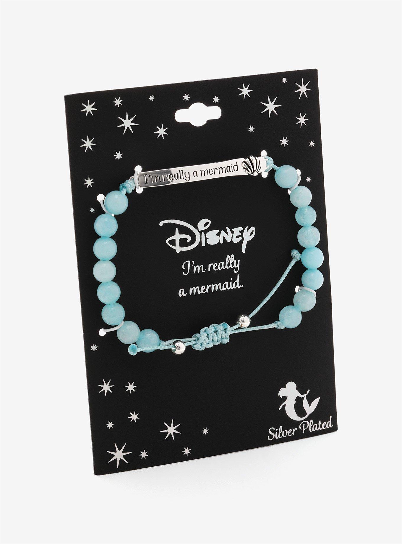 Disney The Little Mermaid Beaded ID Bracelet, , alternate