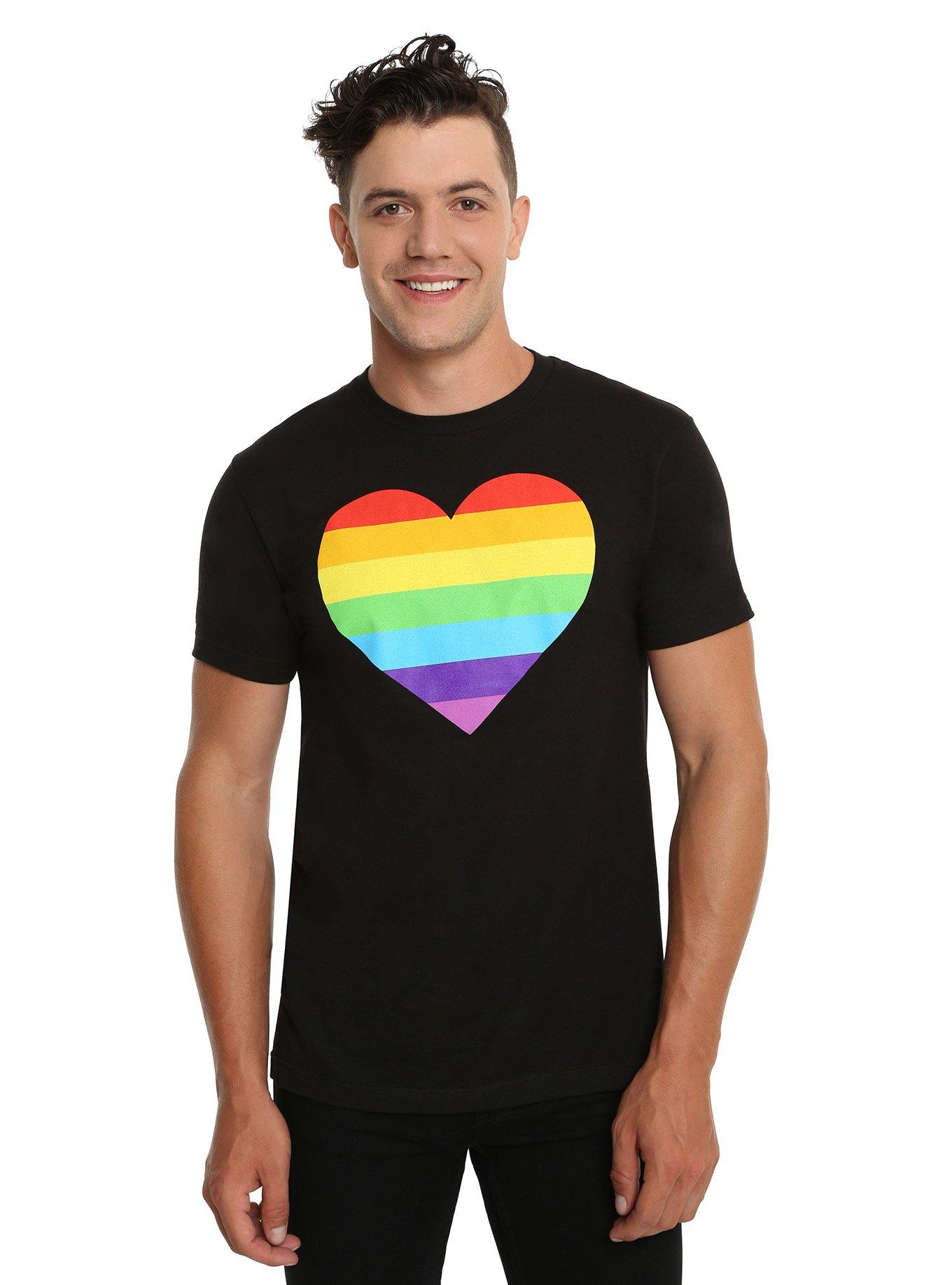 Pride Rainbow Heart T-Shirt, , alternate