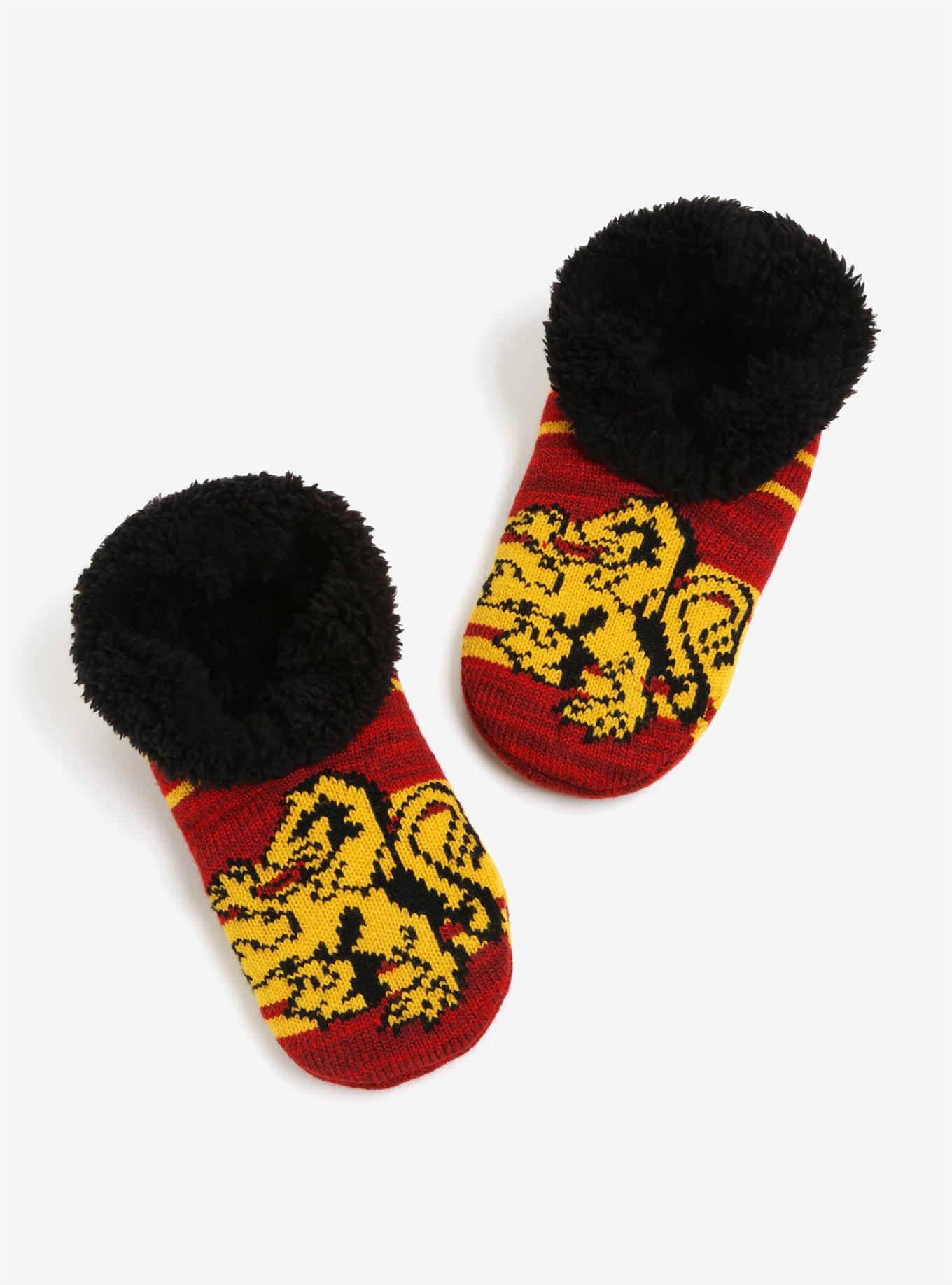 Harry Potter Gryffindor Cozy Slippers, , alternate