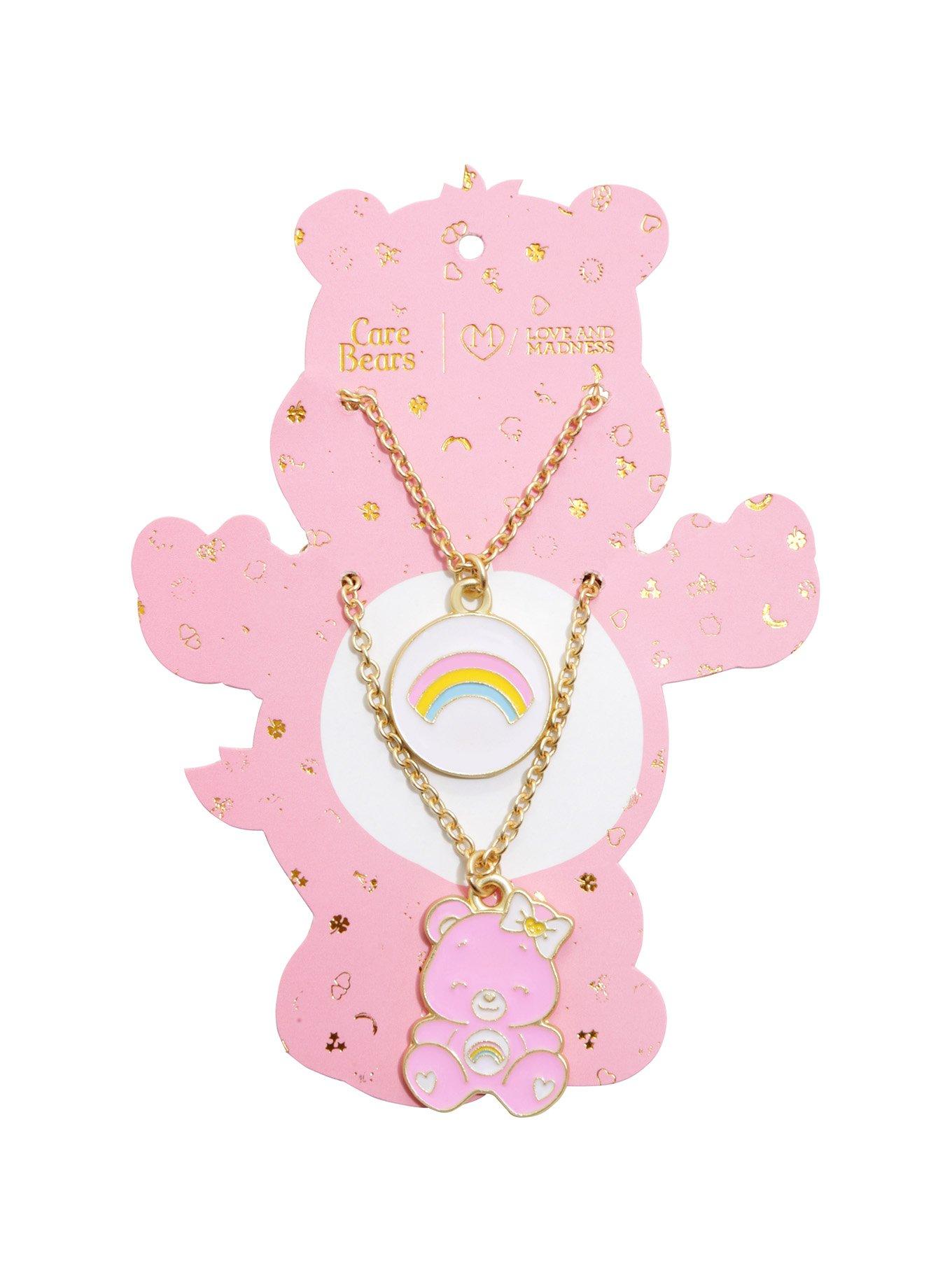 Care Bears Cheer Bear Double Layer Necklace Set, , alternate
