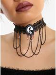 The Nightmare Before Christmas Lace Cameo Choker, , alternate