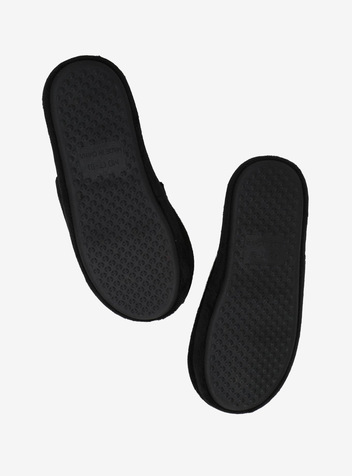 Harry Potter Hogwarts Slippers, BLACK, alternate