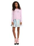 Pink 90's Girl Retro Girls Sweatshirt, , alternate