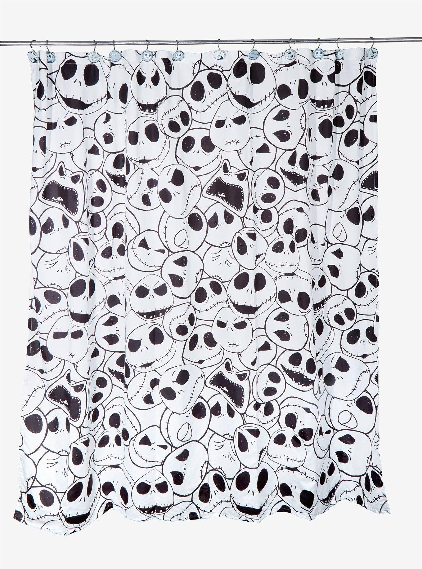 The Nightmare Before Christmas Jack Skellington Shower Curtain, , alternate