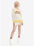 Her Universe Star Wars Classic Logo Retro Girls Sweater, BROWN, alternate