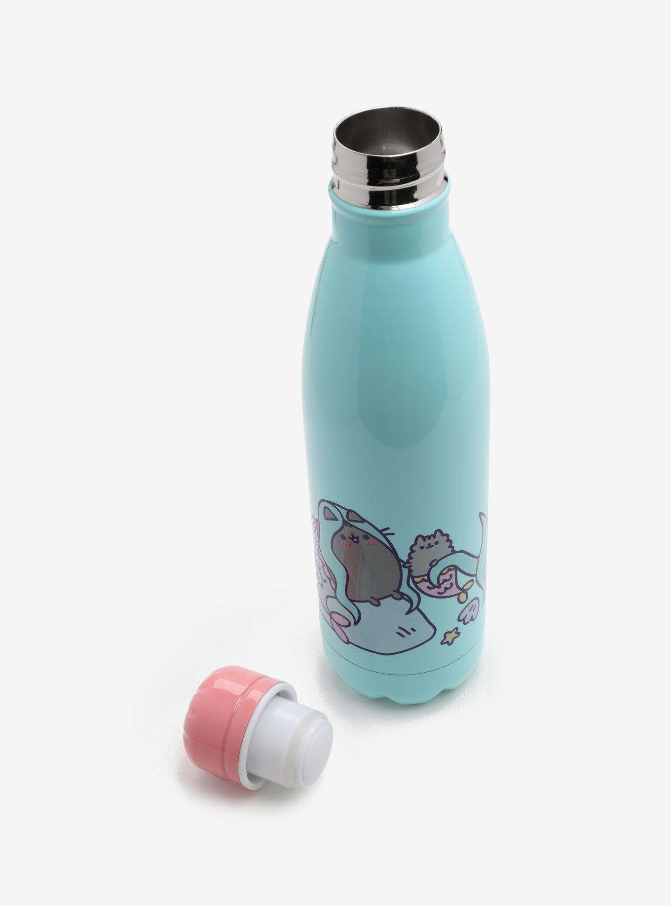 Pusheen Mermaid Pusheen & Stormy Stainless Steel Water Bottle | Hot Topic