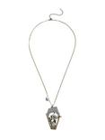 The Nightmare Before Christmas Mixed Metal Coffin Necklace, , alternate