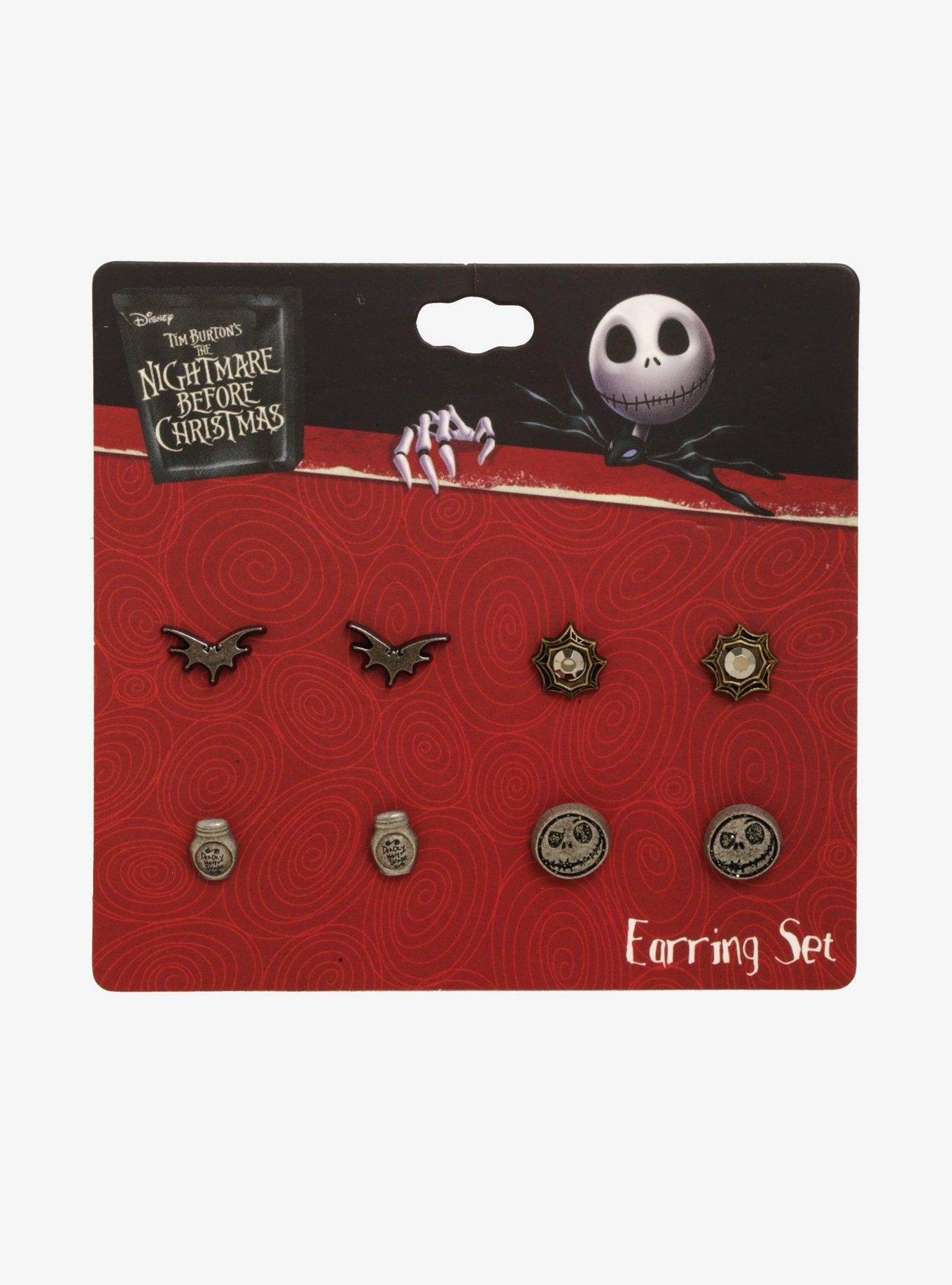 The Nightmare Before Christmas Stud Earring Set, , alternate