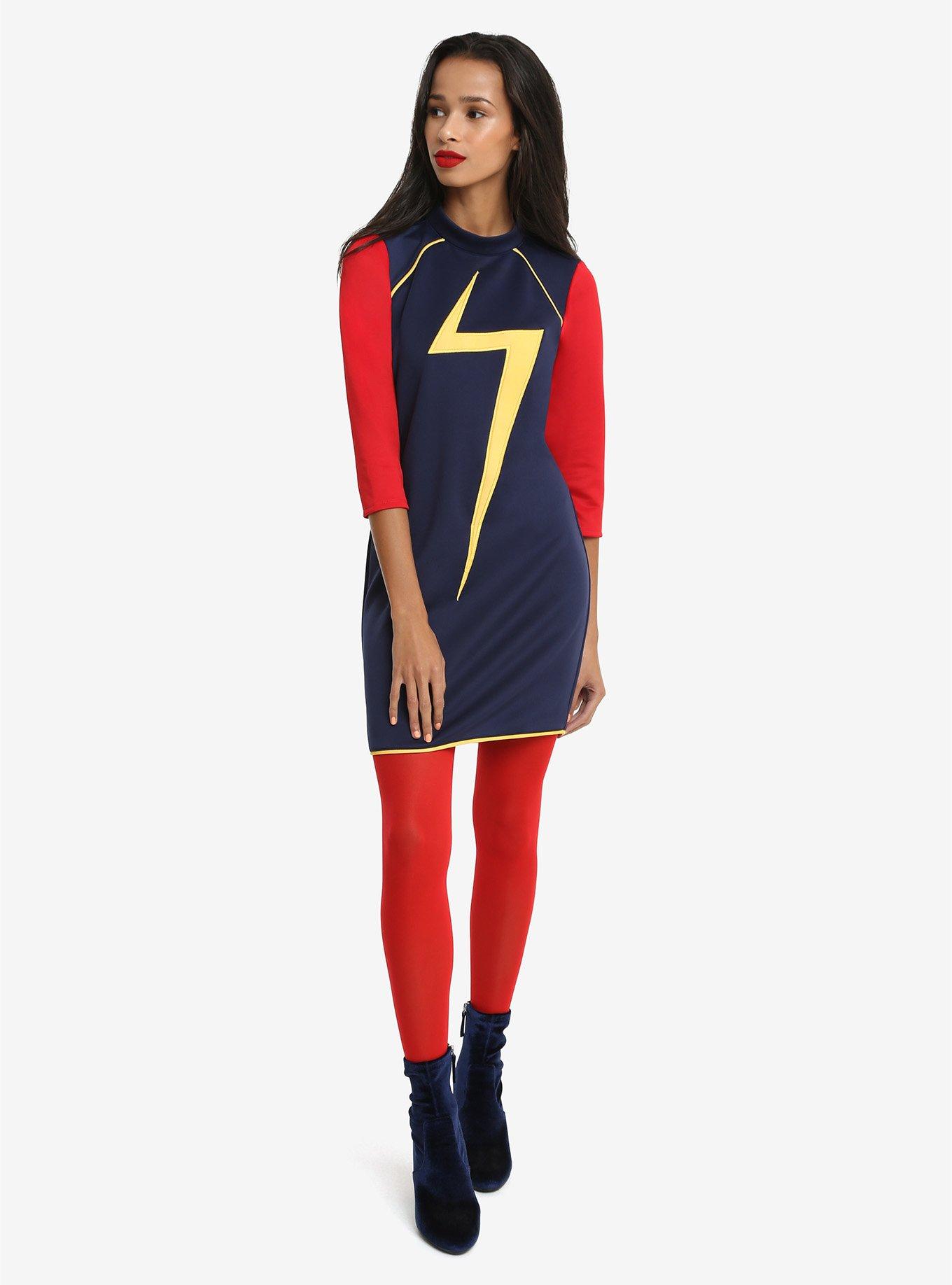 Marvel Ms. Marvel Dress, , alternate