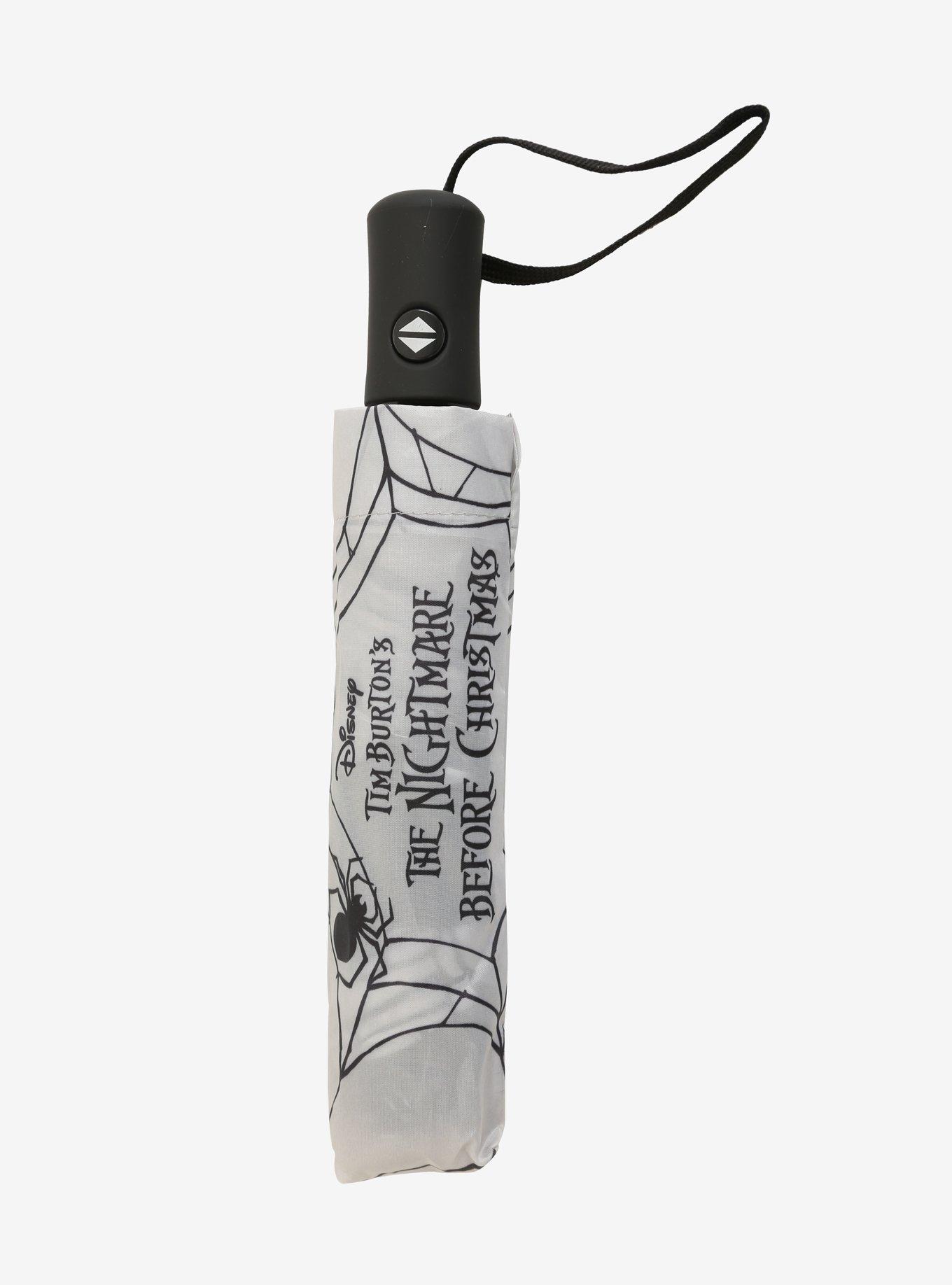The Nightmare Before Christmas Jack & Sally Sketch Compact Umbrella, , alternate