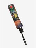 Disney Beauty And The Beast Stained Glass Push Button Umbrella, , alternate
