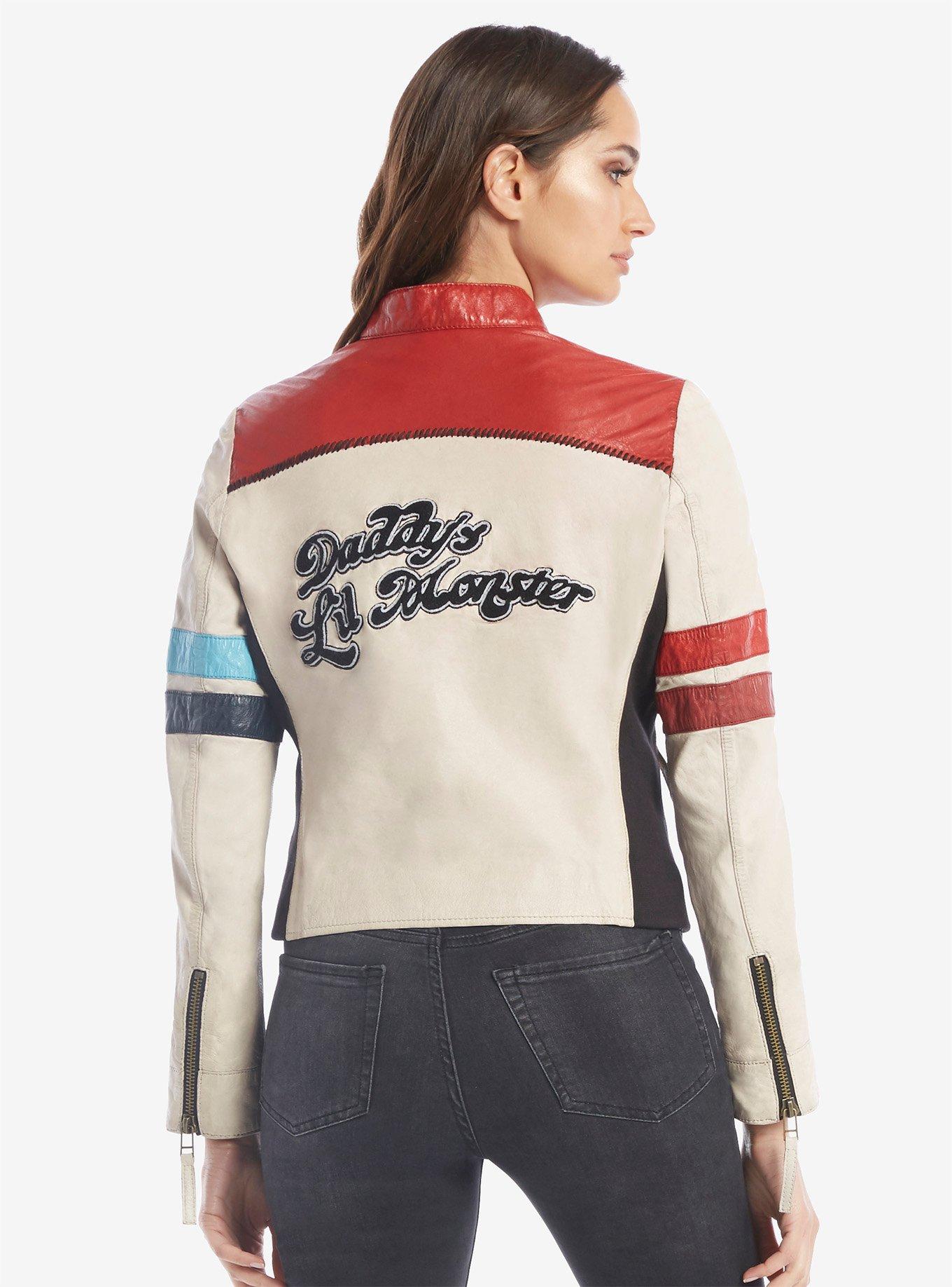 DC Comics Harley Quinn Little Monster Leather Jacket - BoxLunch Exclusive, , alternate