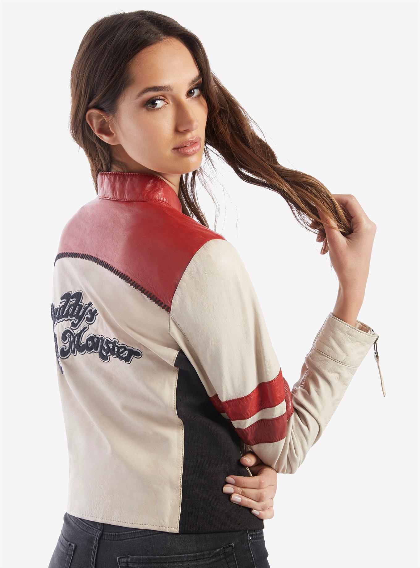 DC Comics Harley Quinn Little Monster Leather Jacket - BoxLunch Exclusive, , alternate