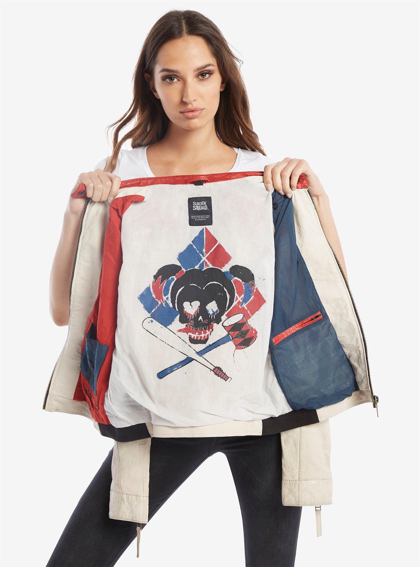 DC Comics Harley Quinn Little Monster Leather Jacket - BoxLunch Exclusive, , alternate