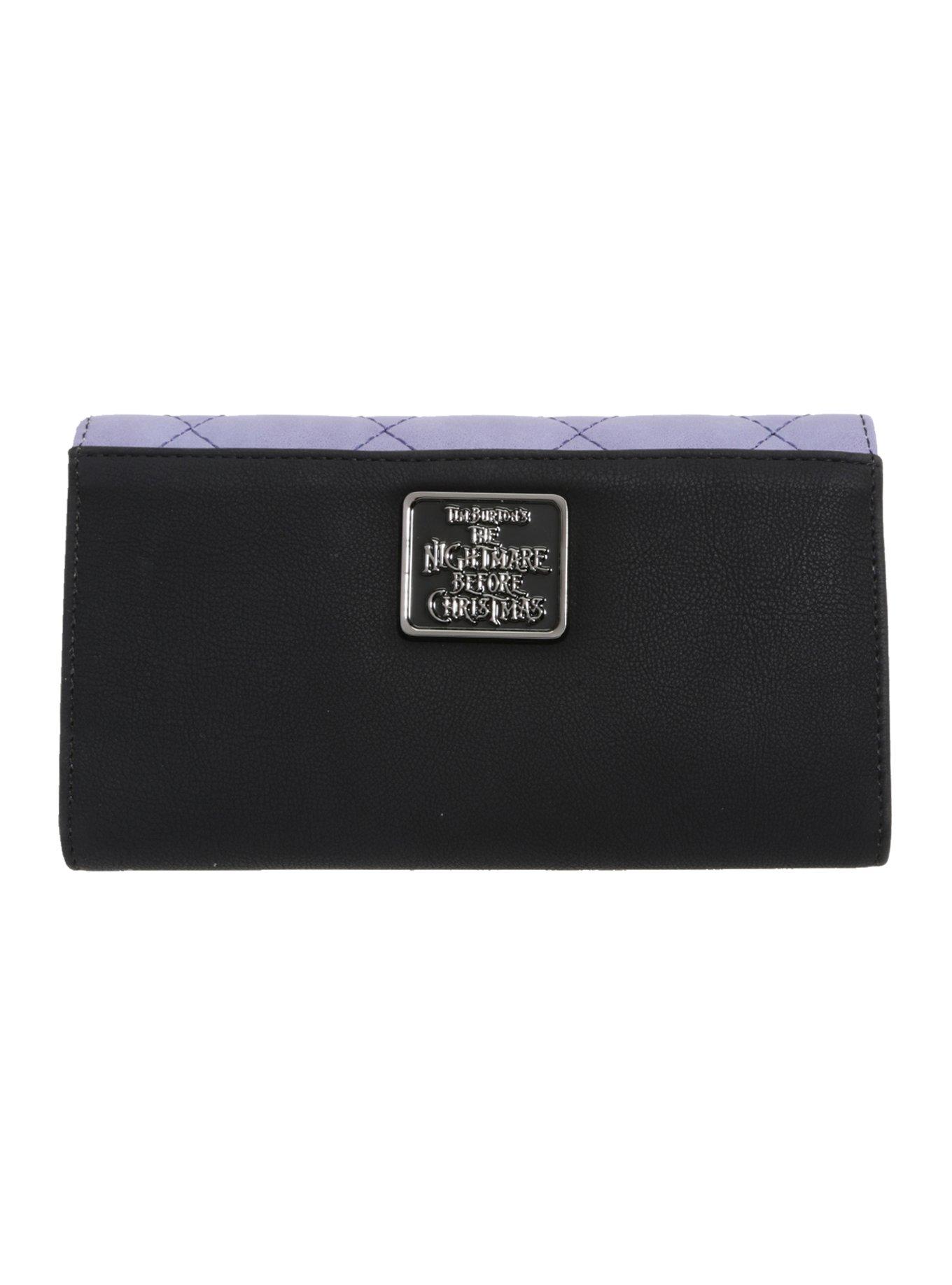 The Nightmare Before Christmas Purple & Black Wallet, , alternate