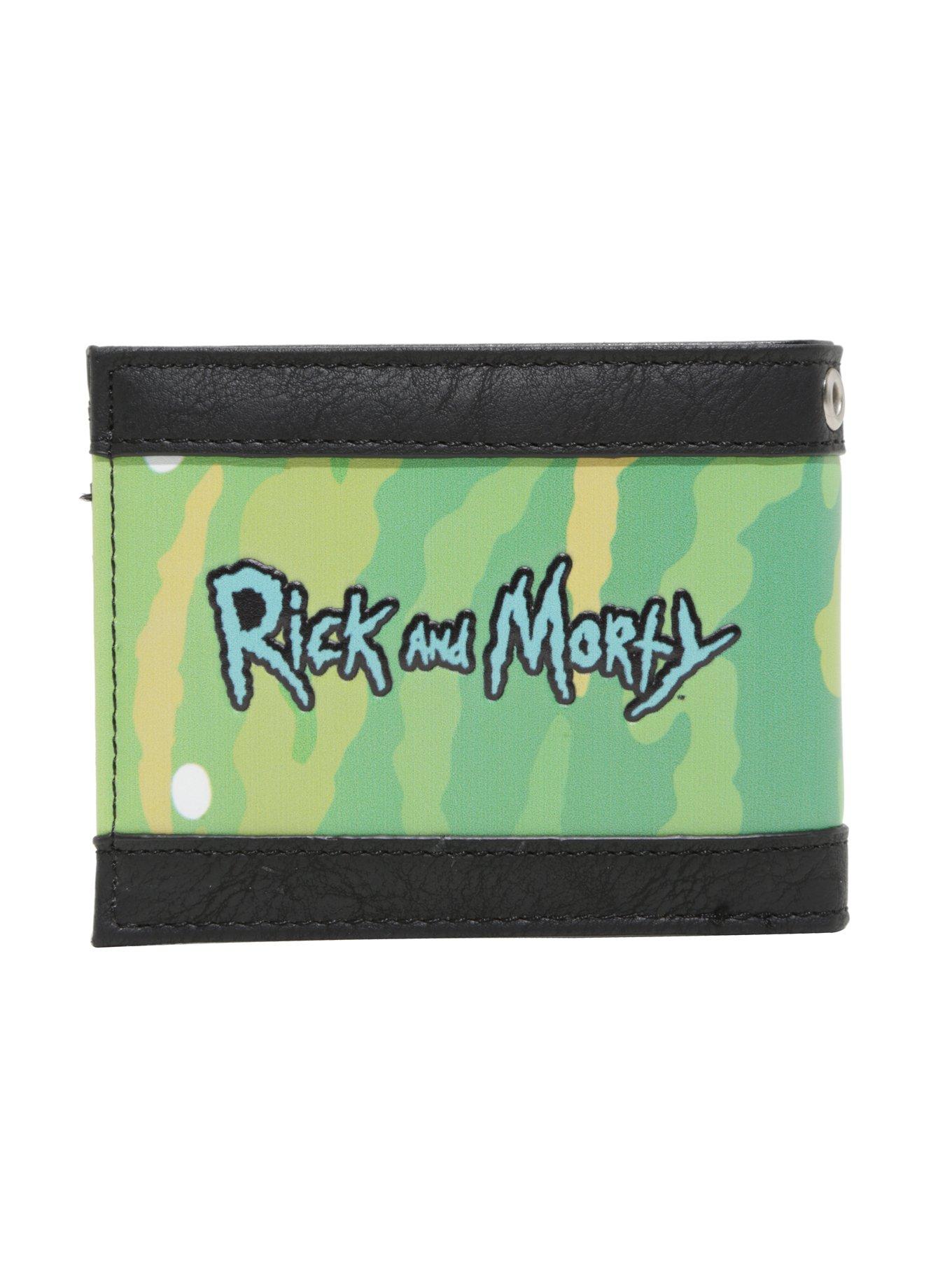 Rick And Morty Applique Portal Bi-Fold Wallet, , alternate